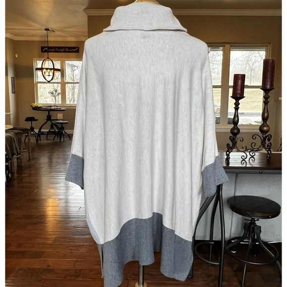 White House Black Market Sweater Women's XL X-Large Dolman Sleeves Colorblock - Picture 10 of 16